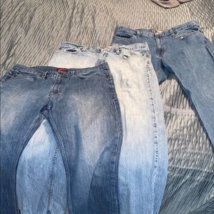 3 pairs of quality jeans.